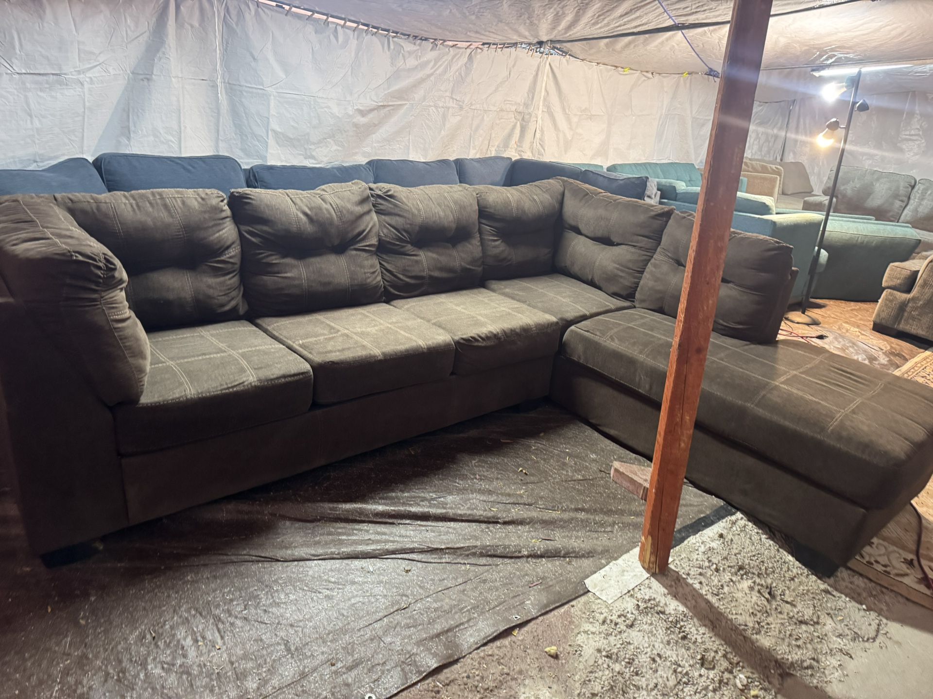 Brown Couch Good Condition Clean We Sell All The Time Delivery $40 Local
