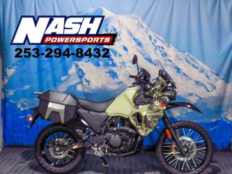 2026 Kawasaki Klr650 Adventure Abs Cypher Camo Beige