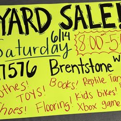 BLOWOUT YARD SALE!!! 