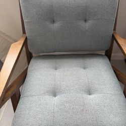 Desi Retro Button Tufted Armchair