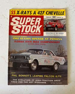 Vintage 1965 Super Stock & Drag Illustrated Magazine – SS X-Rays A 427 Chevelle