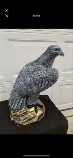 Large eagle statue