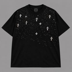 Chrome Hearts rhinestone T-shirts 🔥