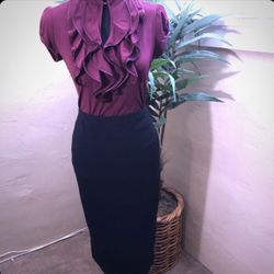 Sexy Black Sanctuary Pencil Skirt🔥