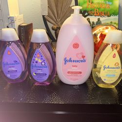 Baby Soap, Shampoo, Body Wash, Lotion. Baby Essentials. Opened But Not Used (except The Yellow One But That One Is Free)