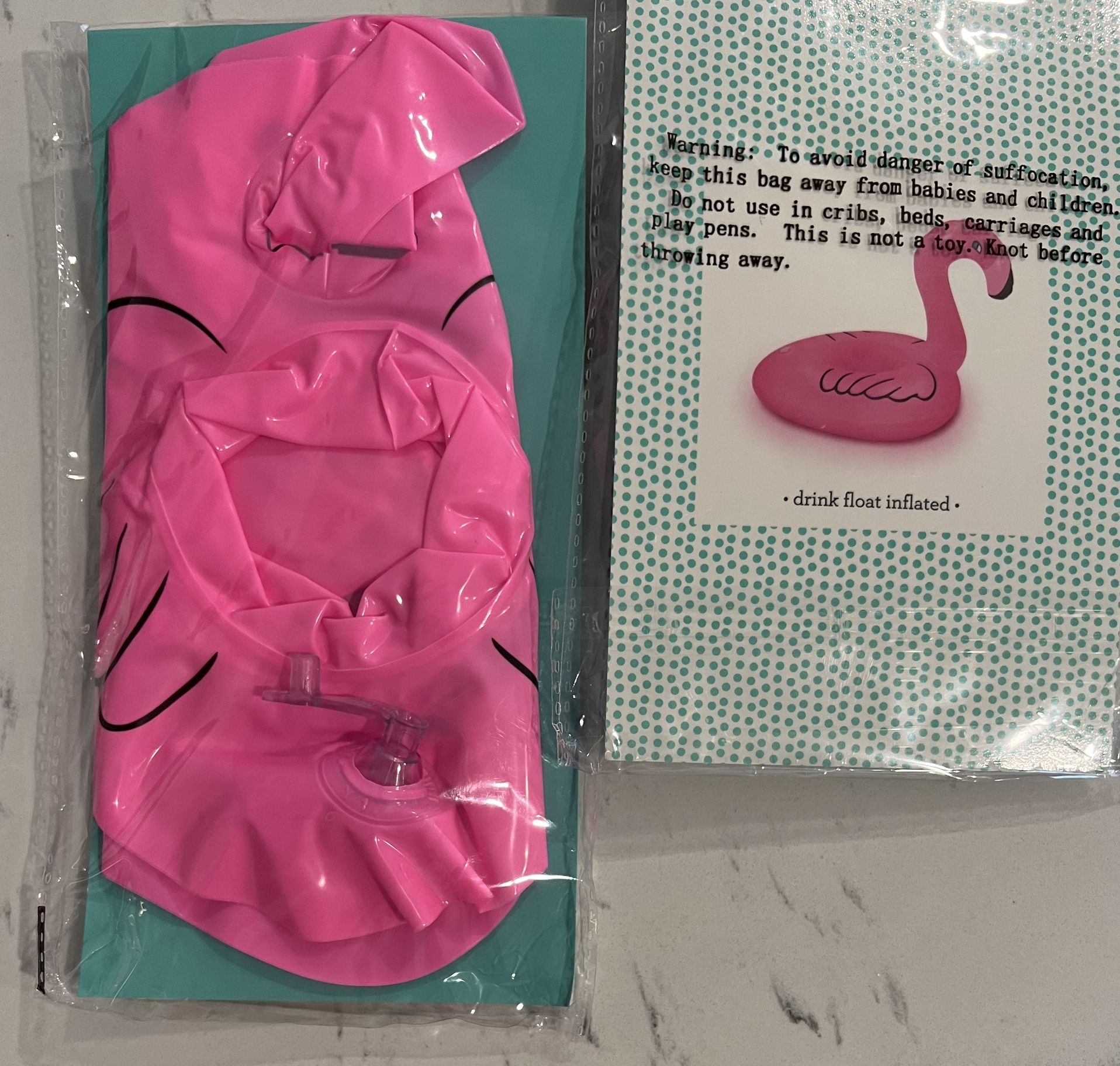 (2)Flamingo 🦩Inflatable Drink Holders