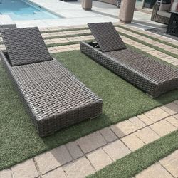 Restoration Hardware Pool Lounge Chairs