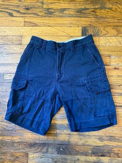 Vintage Polo Ralph Lauren Cargo Cotton Navy Blue Shorts Men’s Size 31