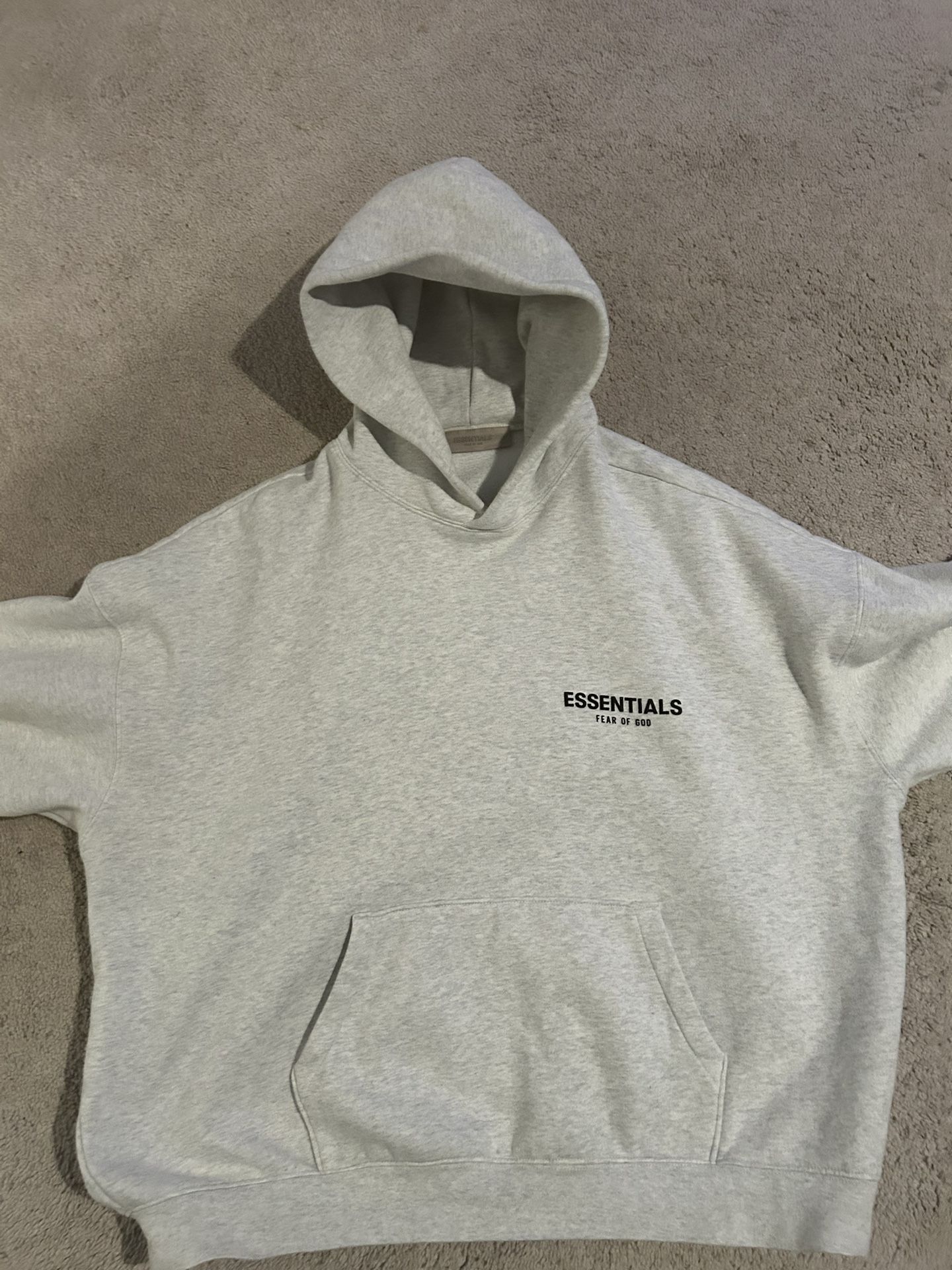 Essentials Hoodie Light Grey Oatmeal