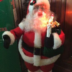 Vintage animated Santa