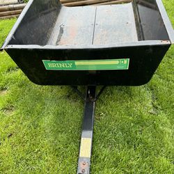 Brinley 10cu.ft. Dump Cart. New Tires/Tubes. No Tailgate. You Must Pickup