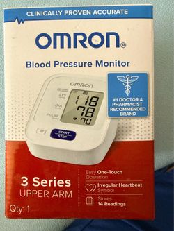 Omron blood pressure monitor $20 CASH only.  Pickup in Murrieta.