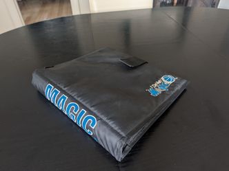 vintage 1990s Orlando Magic nylon zipper binder