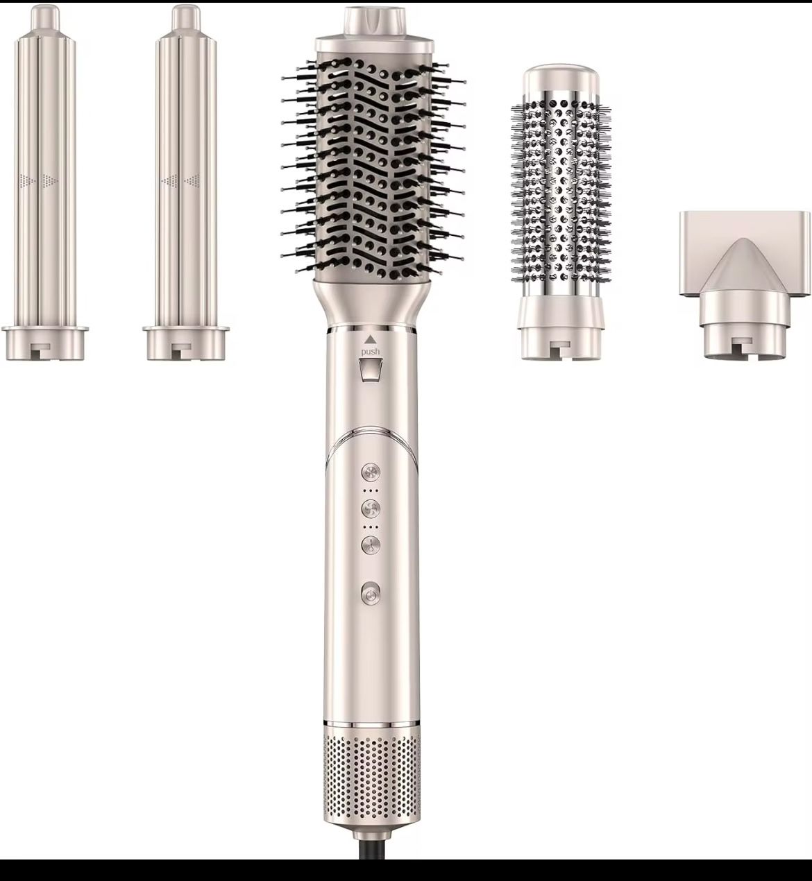 Shark HD430 FlexStyle Air Styling & Drying System, Powerful Hair Dryer Brush & Multi-Styler with Auto-Wrap Curlers, Paddle Brush, Oval Brush, Concentr