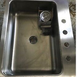 Elkay Kitchen Sink Single Bowl 3 Hole Dual Mount Stainless Steel 27 in Satin