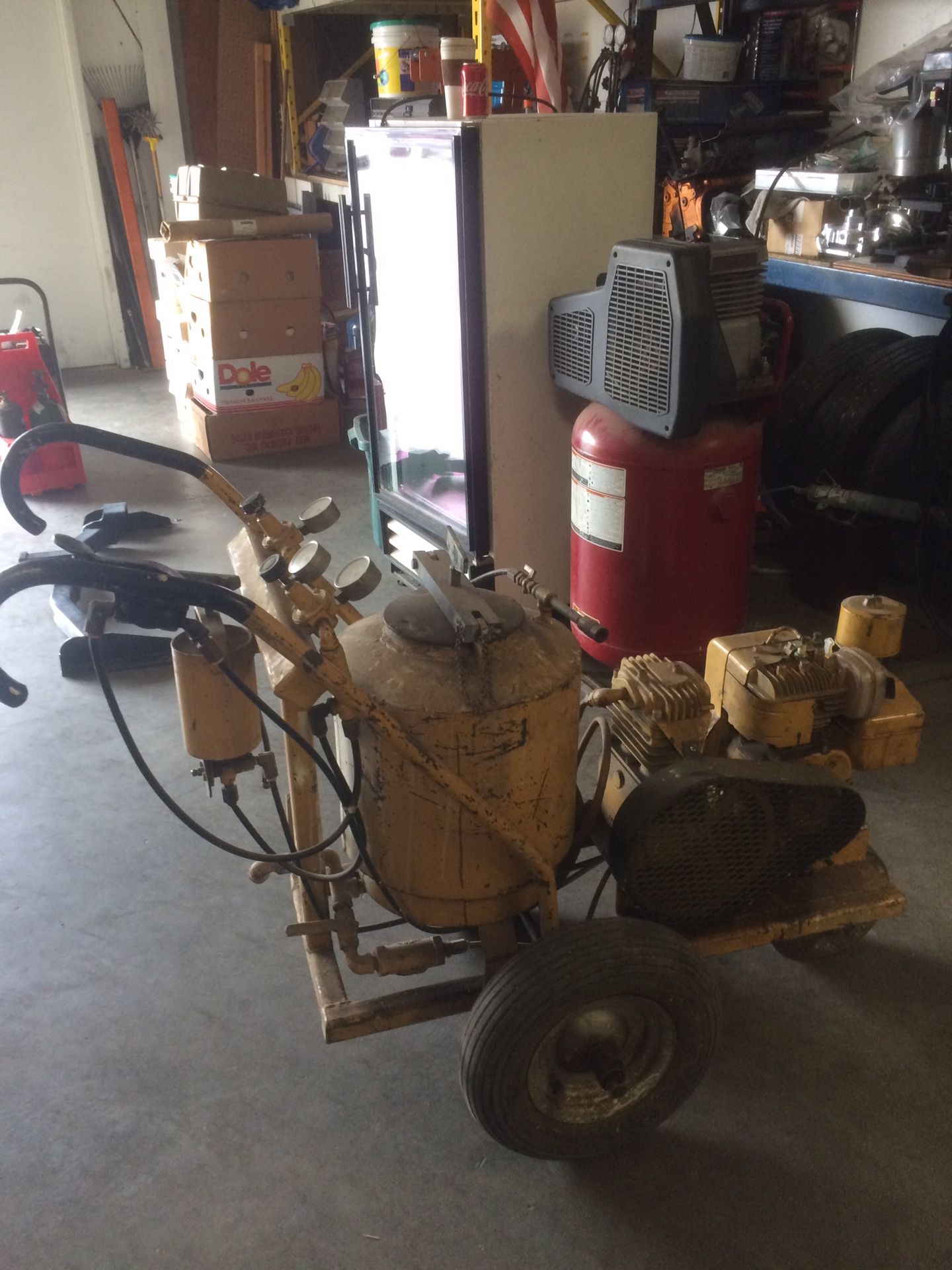 Portable,gas engine,air compressor
