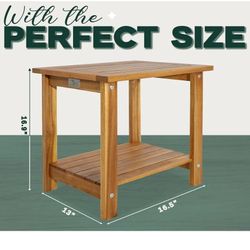 Double Adirondack Side Table
