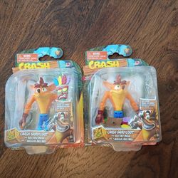 Crash Bandicoot Toy Figures