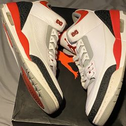 Jordan 3 Fire Red Size 13