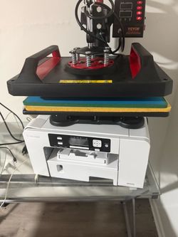 Vevor 8 in one heat press with sawgrass printer