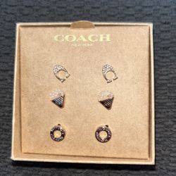 Coach Signature Ice Cream Earring Set 