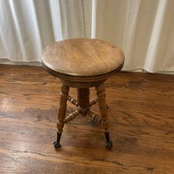 Antique Claw Foot Piano Stool