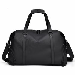  $23 Large Gym Travel Duffel Bag w/ Shoe Compartment Waterproof 15.6” Laptop Black
