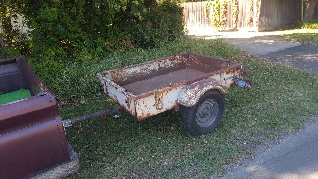 Vintage 1955 David Bradley utility trailer