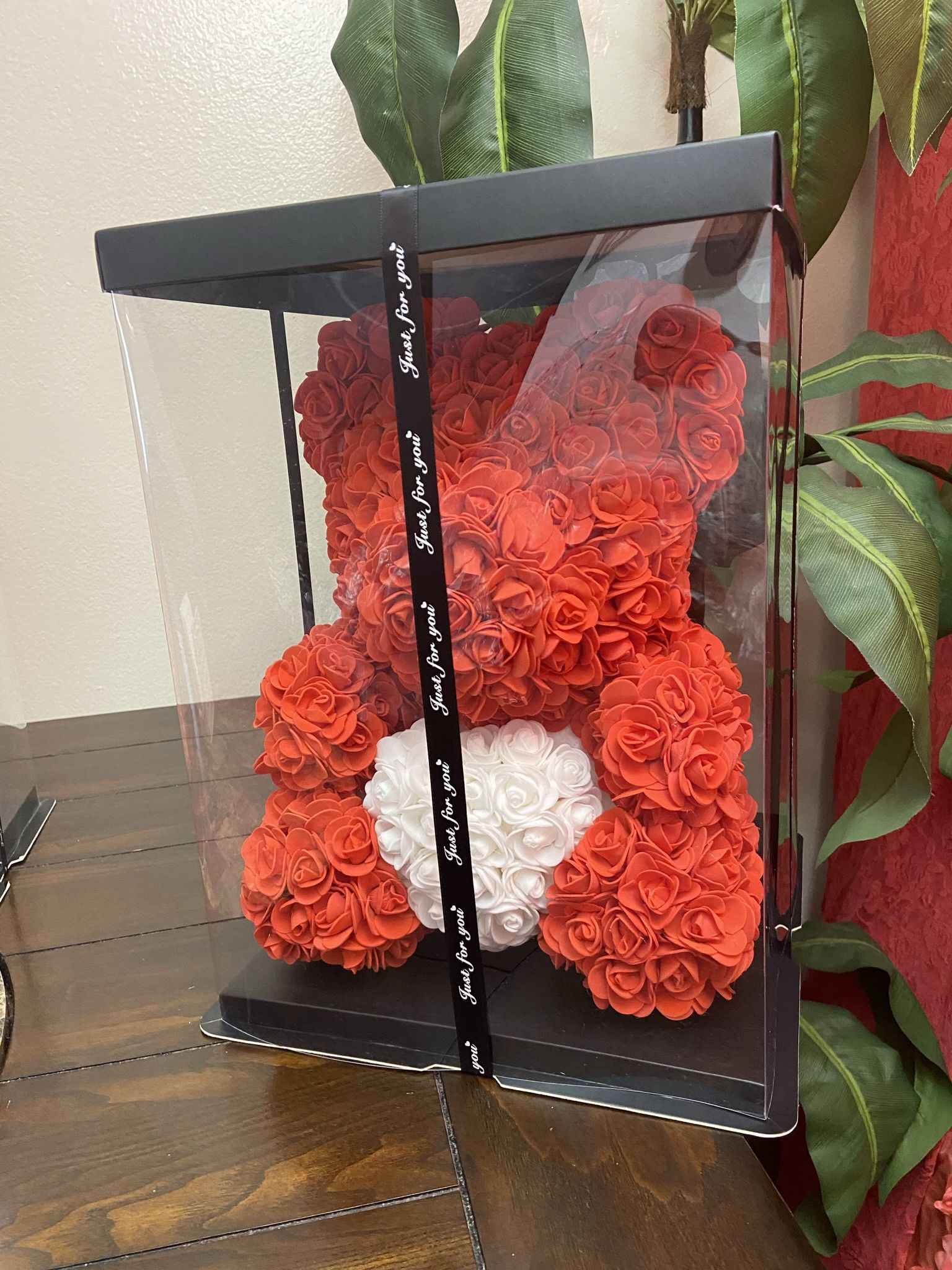 Roses 🌹 Big Teddy Bear 🧸