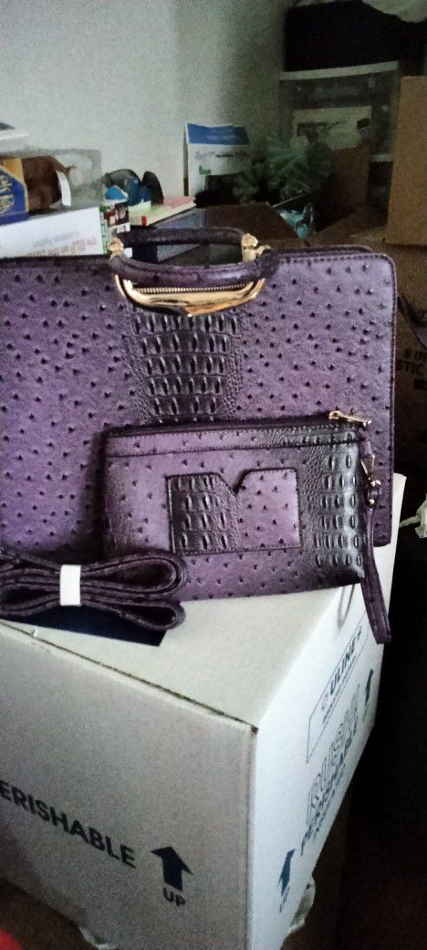 Purple Bag Purse