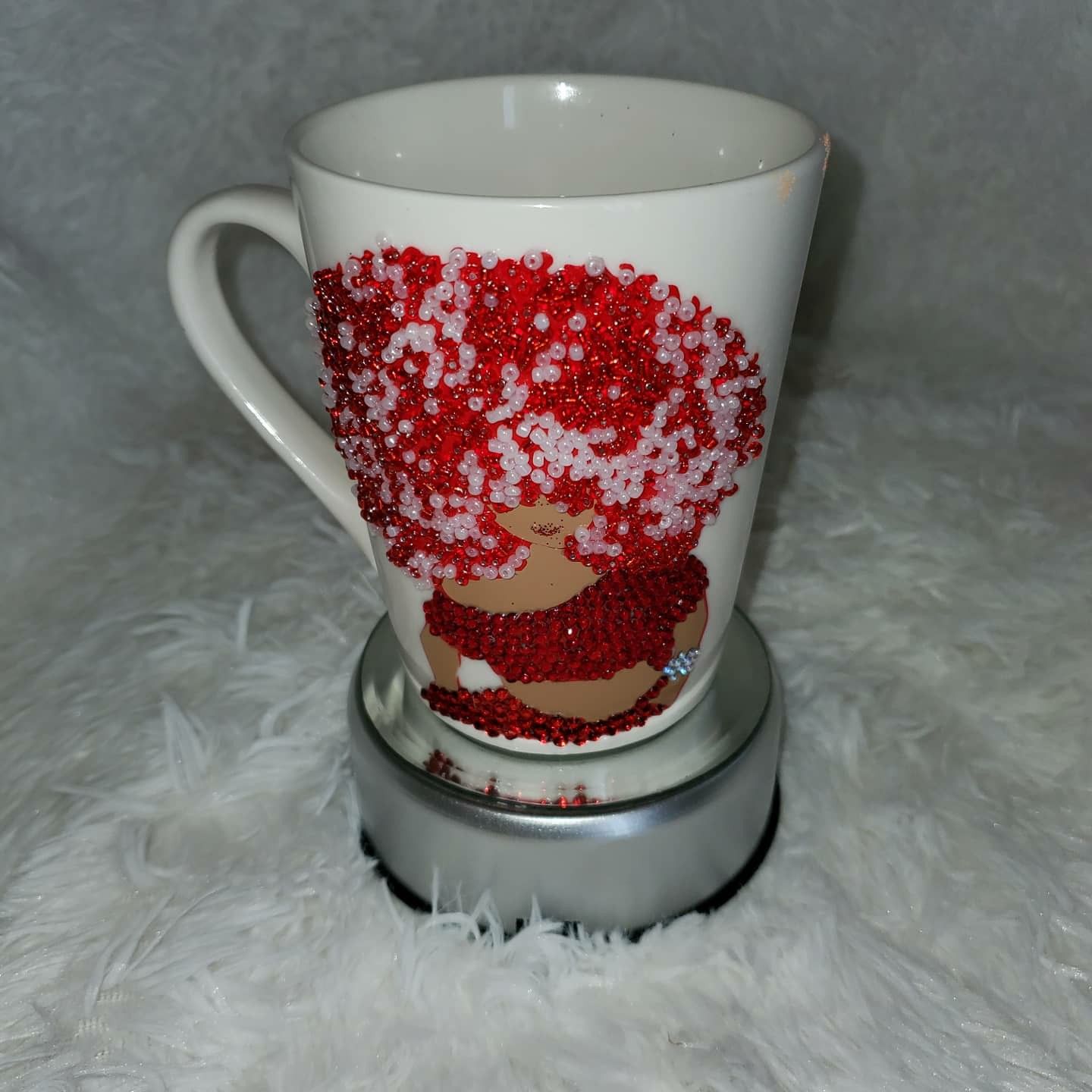 Afro Red Coffee Mug