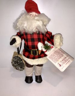 New Vintage Santa Clause Overly-Raker Inc. 1991 USA COA  RARE