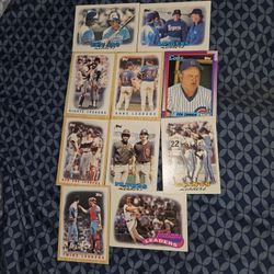 1986/1987 Topps Team Leader Baseball Cards 