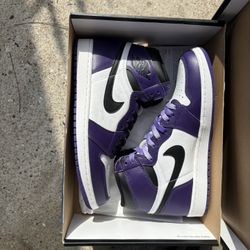 Jordan Court Purple 1s DS