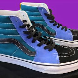 Vans Sk8-Hi Multi-Color Suede Sneakers