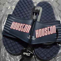 Houston Rockets Islides size 6 footwear $50 retail 
