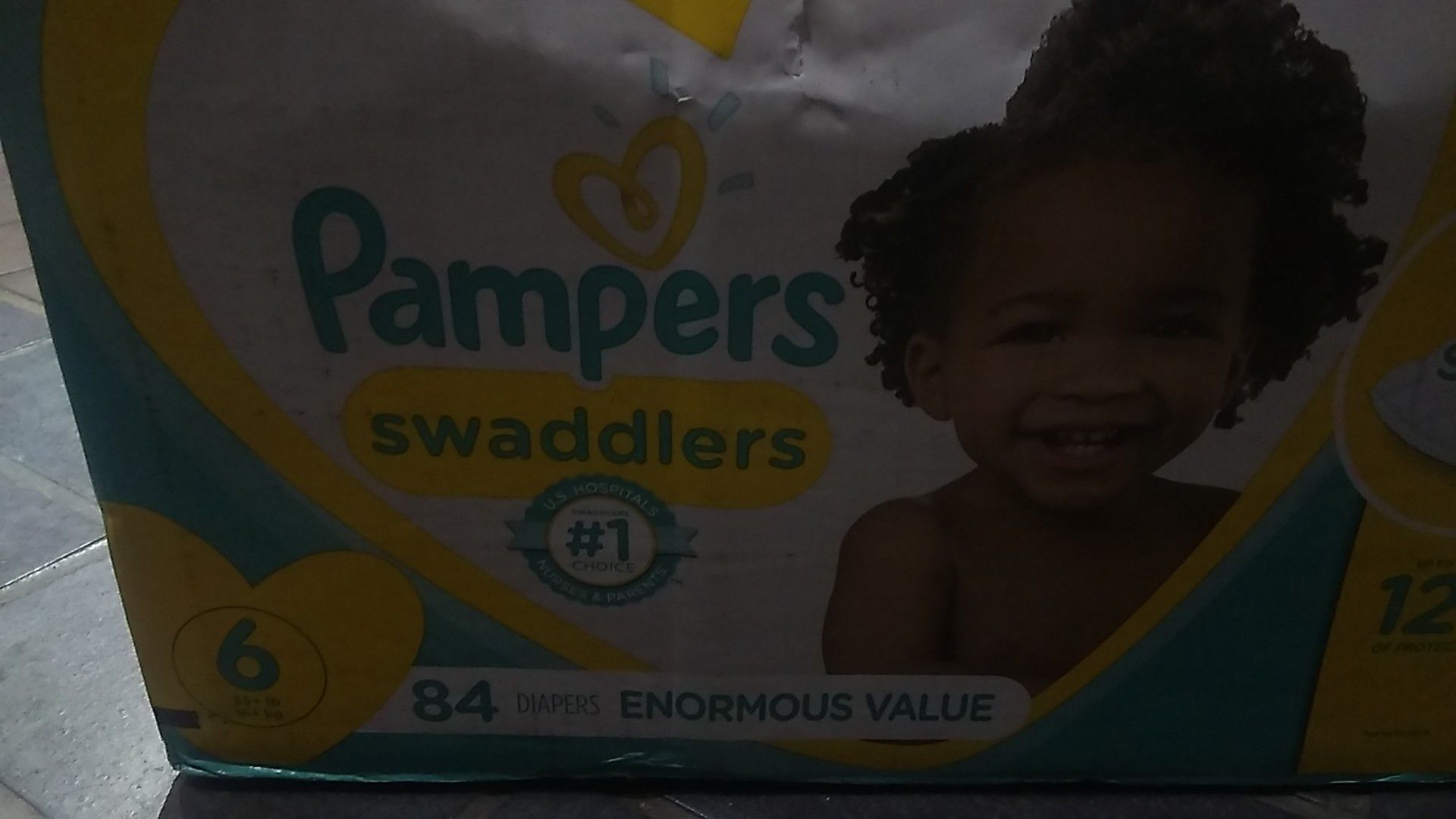 Pampers swaddlers size 6 84 count