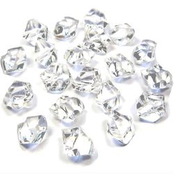 Clear Acrylic Gem Stone 