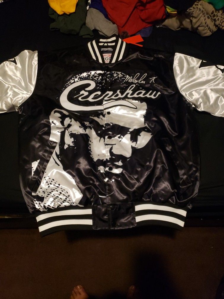 nipsey hussle/malcolm x bomber jacket