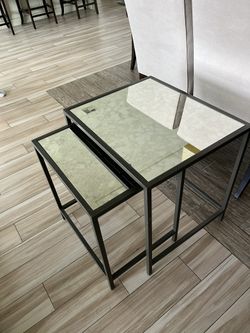 Mirrored Table Set