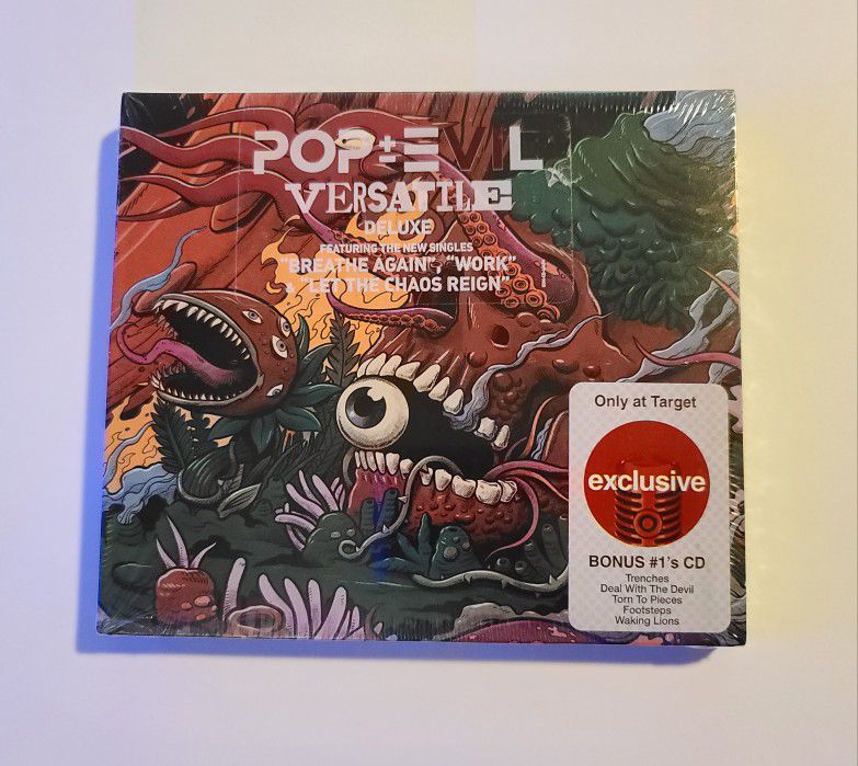 SEALED Pop Evil - Versatile Deluxe 2 CD Target Exclusive 