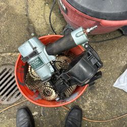 Roofing Nail Gun And The Nails
