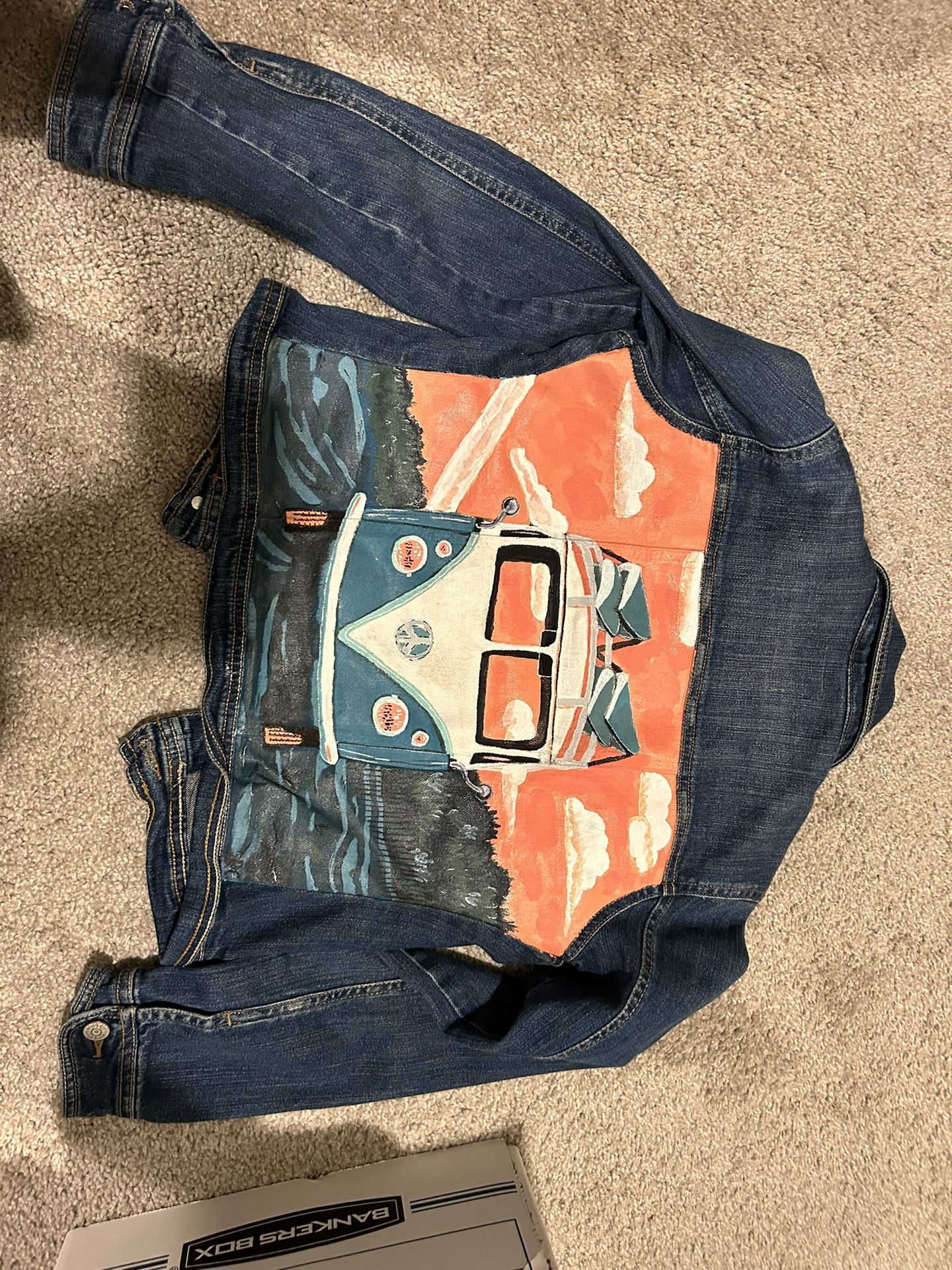Painted Jean Jacket - Junior XL