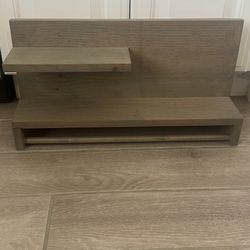 Wooden Bathroom Shelf