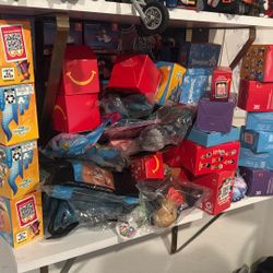 About 65 McDonald’s Toys 