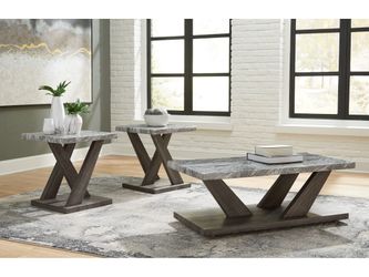 Bensonale Brown/Gray Occasional Table Set (Set of 3)