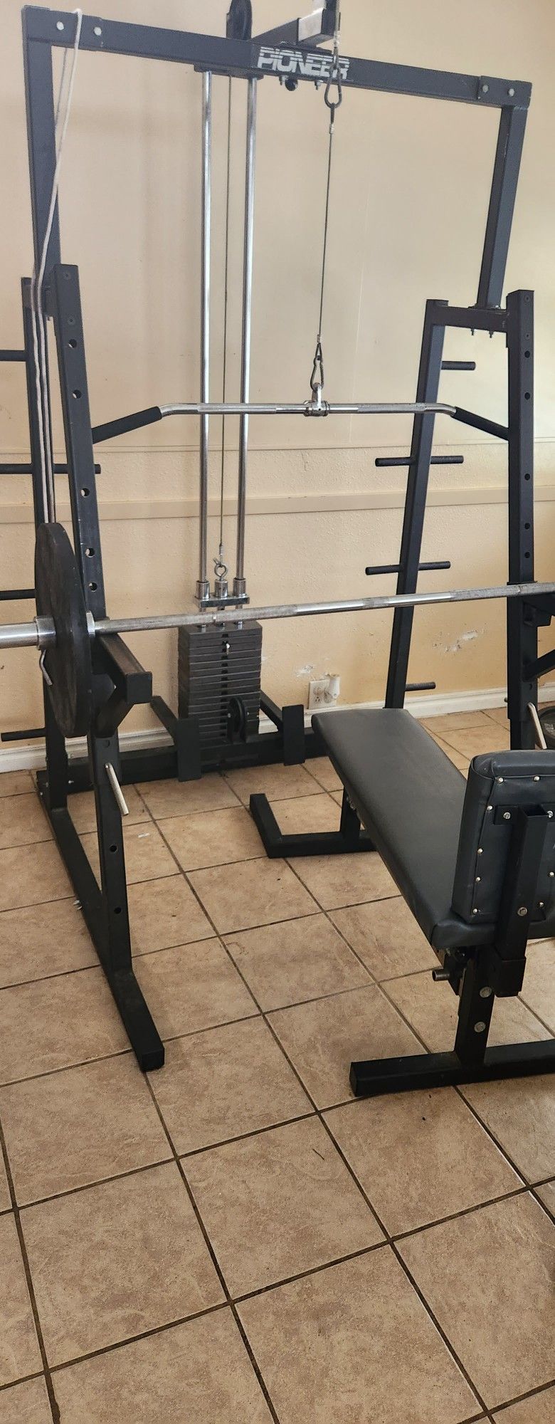 Home Gym Set Olympic Free Weights Rack