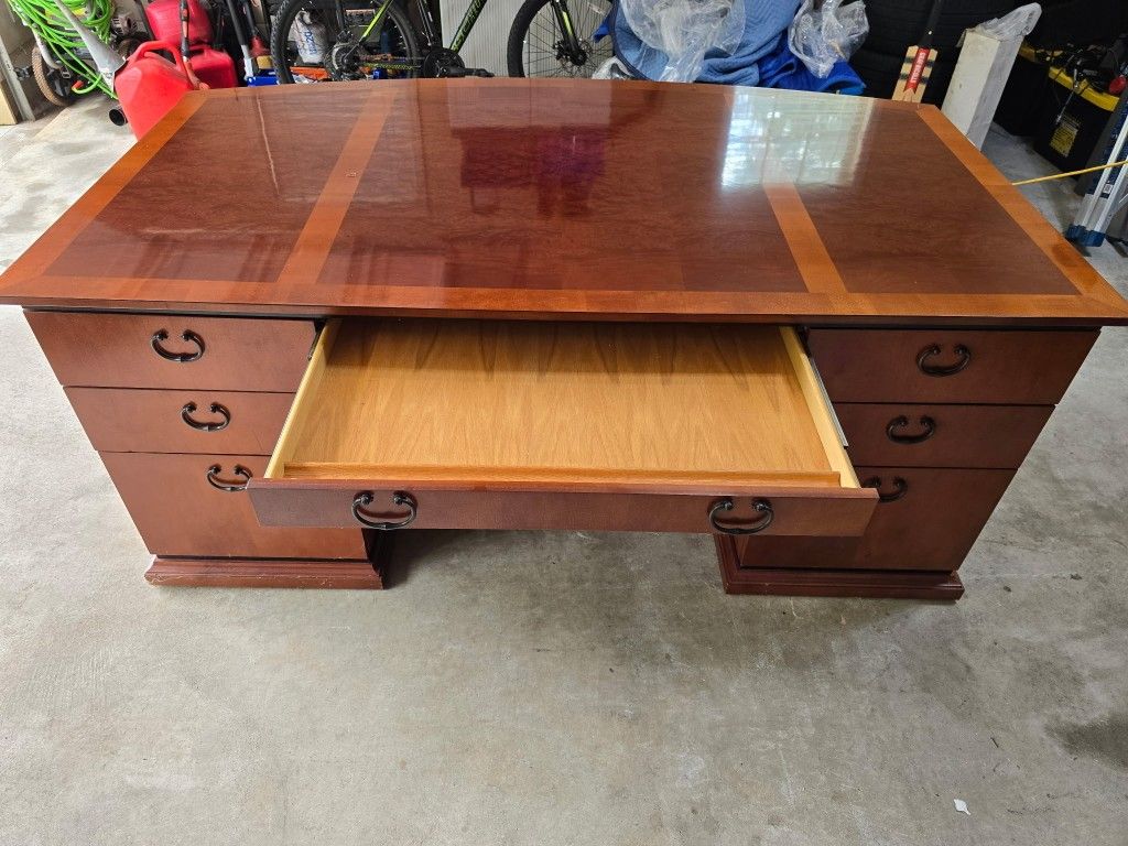 Office Desk And Cabinet