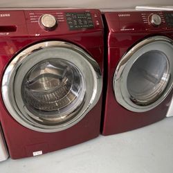 Samsung Front Load Washer And Electric Dryer Set(Stackable)
