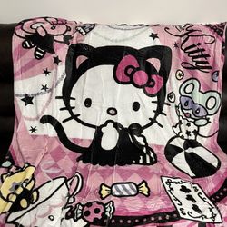 Hello Kitty Plush blanket Throw 